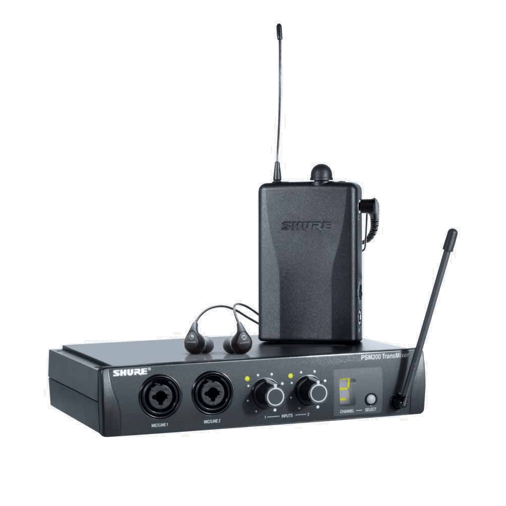 Shure PSM200 Draadloos in-ear monitor systeem