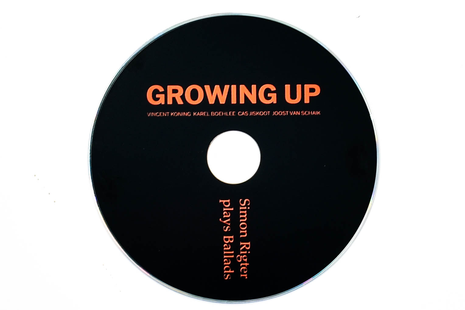 Simon Rigter CD - Growing Up plays Ballads