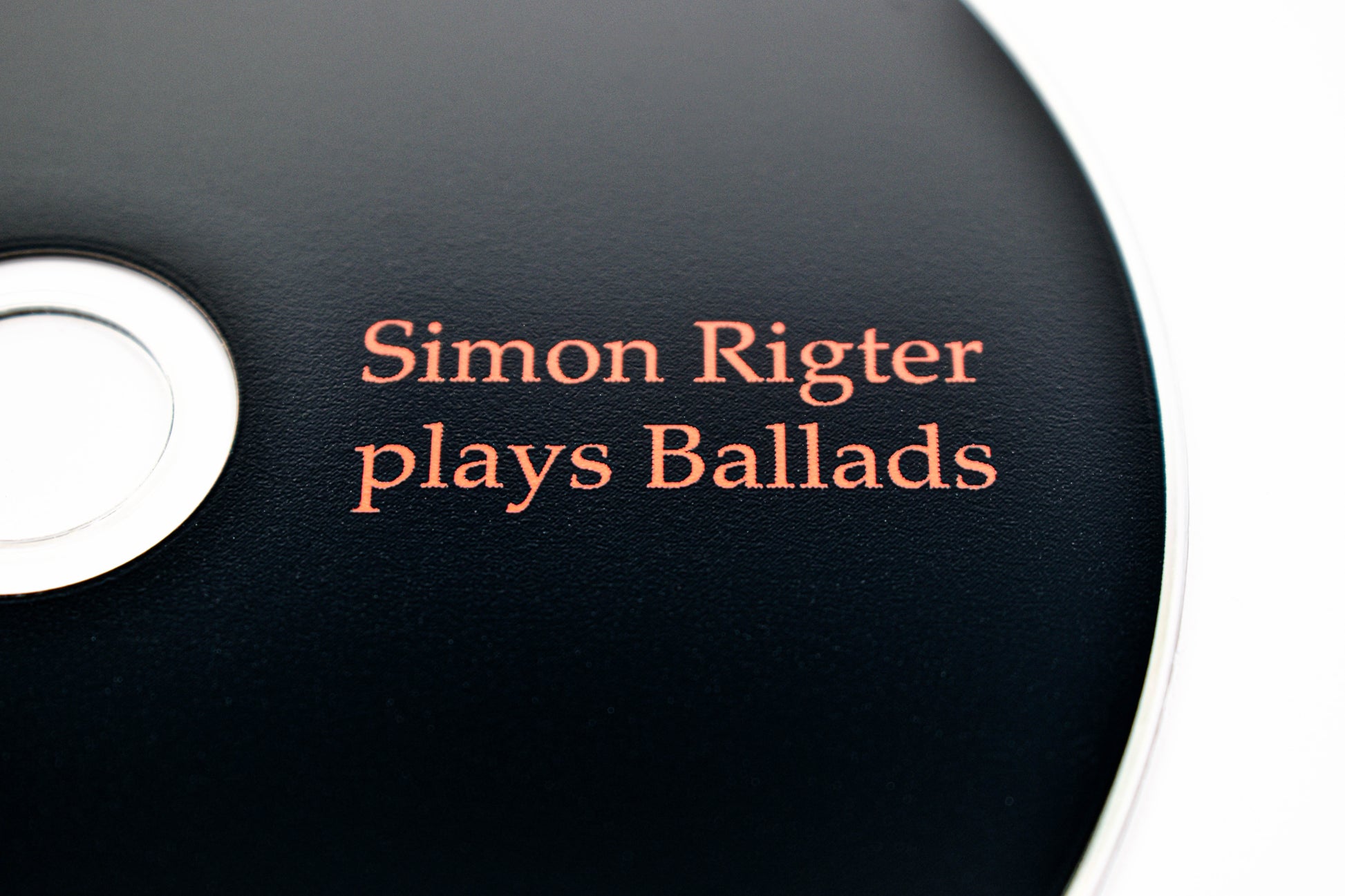 Simon Rigter CD - Growing Up plays Ballads