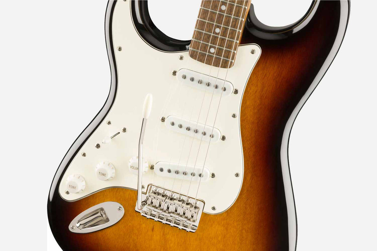 Squier Classic Vibe 60&#39;s stratocaster 3-color Sunburst linkshandig (5470535614628)