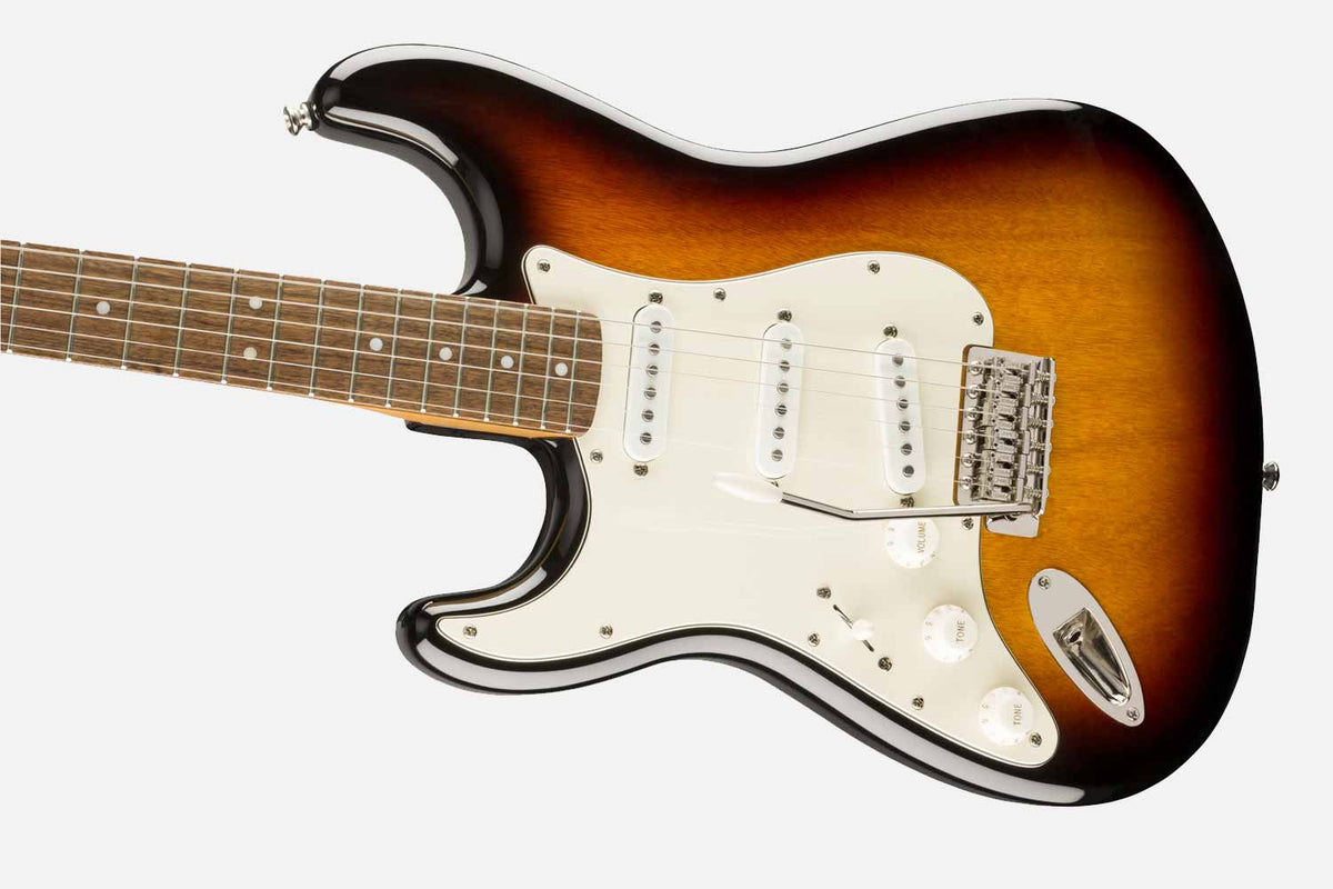 Squier Classic Vibe 60&#39;s stratocaster 3-color Sunburst linkshandig (5470535614628)