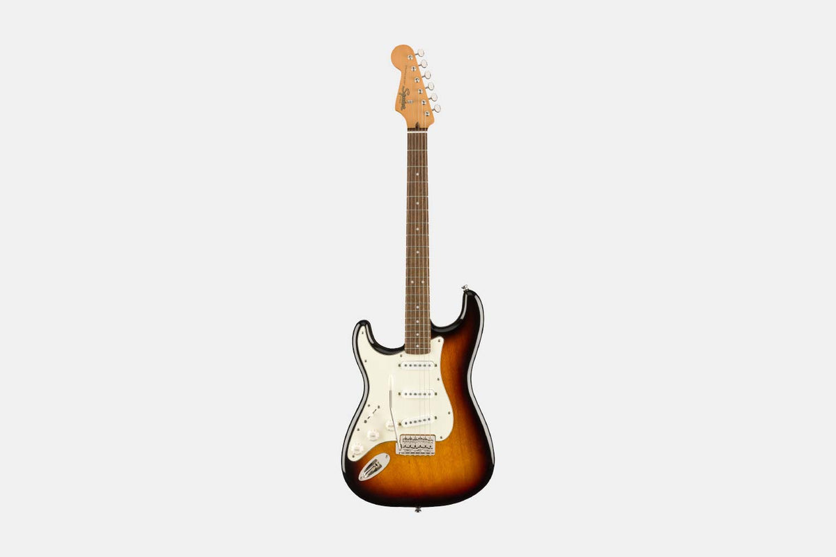 Squier Classic Vibe 60&#39;s stratocaster 3-color Sunburst linkshandig