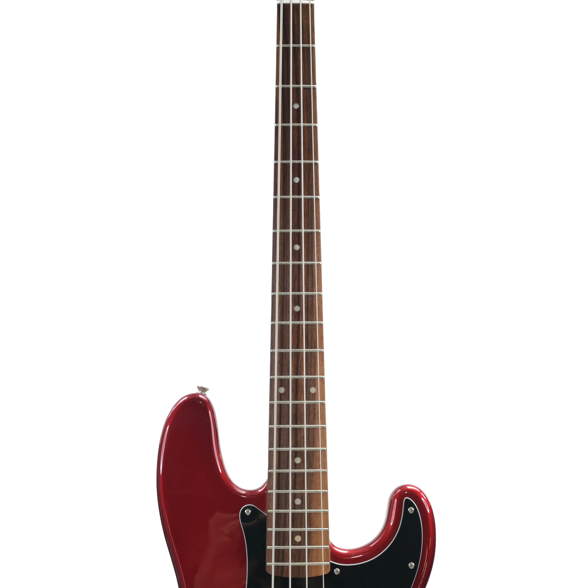 Squier Affinity P J Bass metallic red