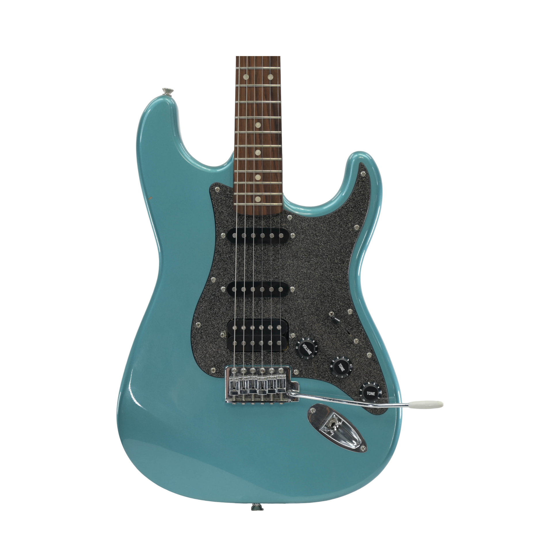 Squier Affinity Strat HSS RW Lake Placid blauw