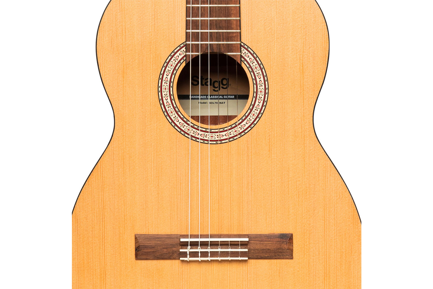 Stagg SCL70-CED-NAT 4/4 klassieke gitaar Cedar top