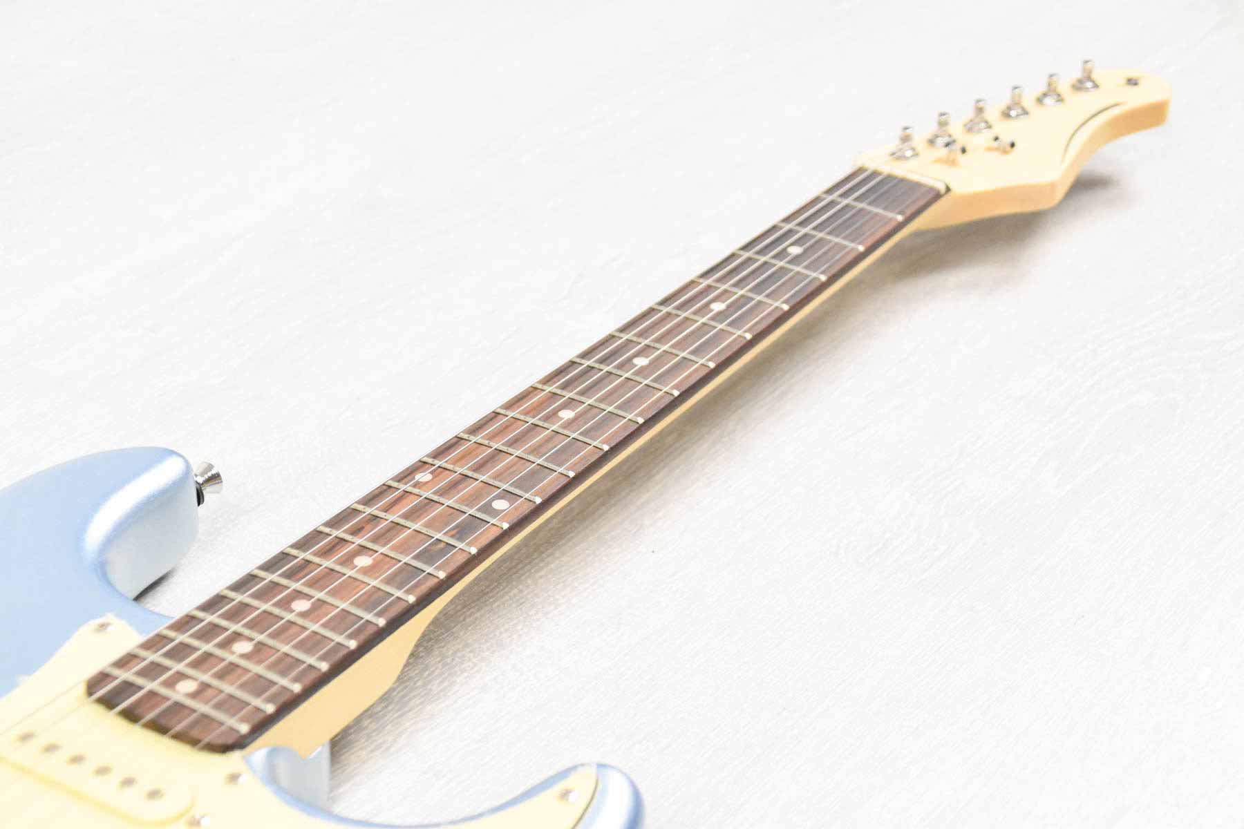 Stagg SES-30 IBM Standaard Statocaster Ice Blue Metallic (5610794188964)