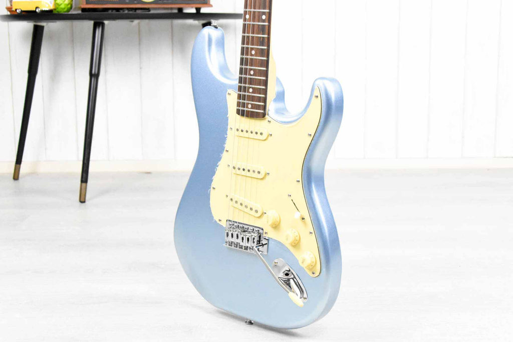 Stagg SES-30 IBM Standaard Statocaster Ice Blue Metallic (5610794188964)
