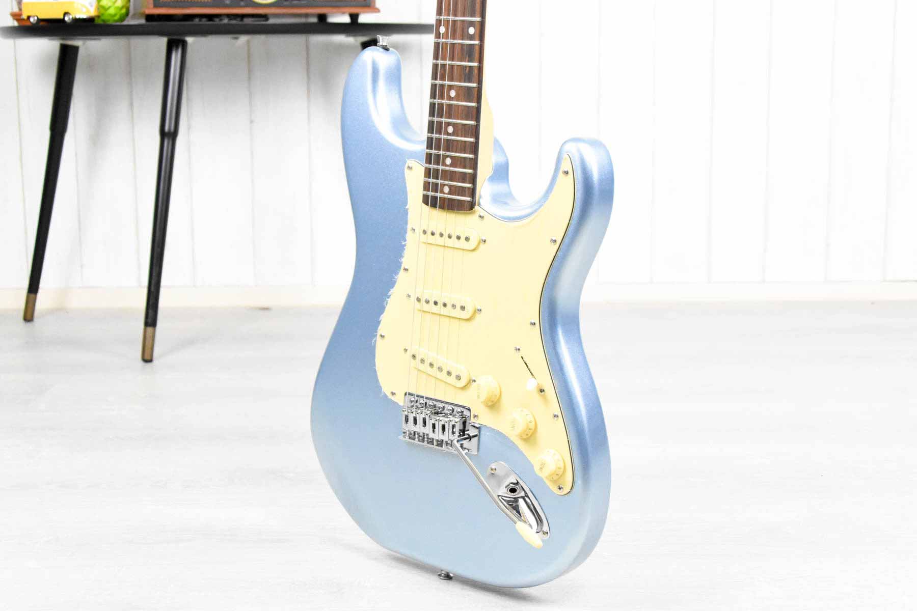 Stagg SES-30 IBM Standaard Statocaster Ice Blue Metallic (5610794188964)