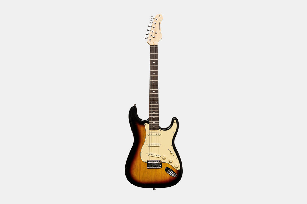 Stagg SES-30 SNB Standaard Statocaster Sunburst