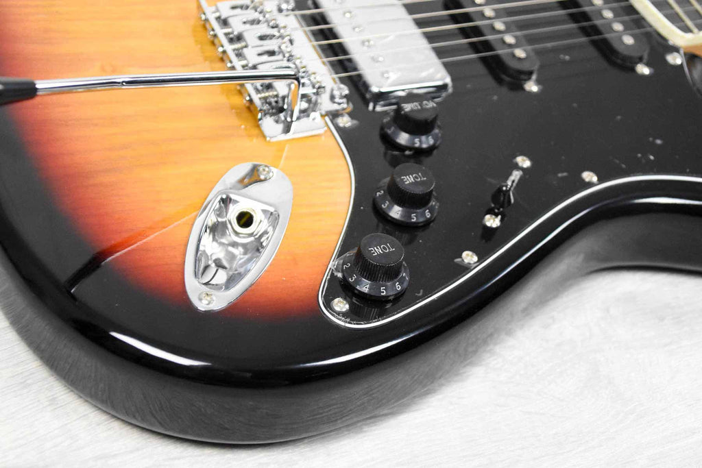 Stagg SES-60 SNB Vintage Statocaster Sunburst (5610815291556)