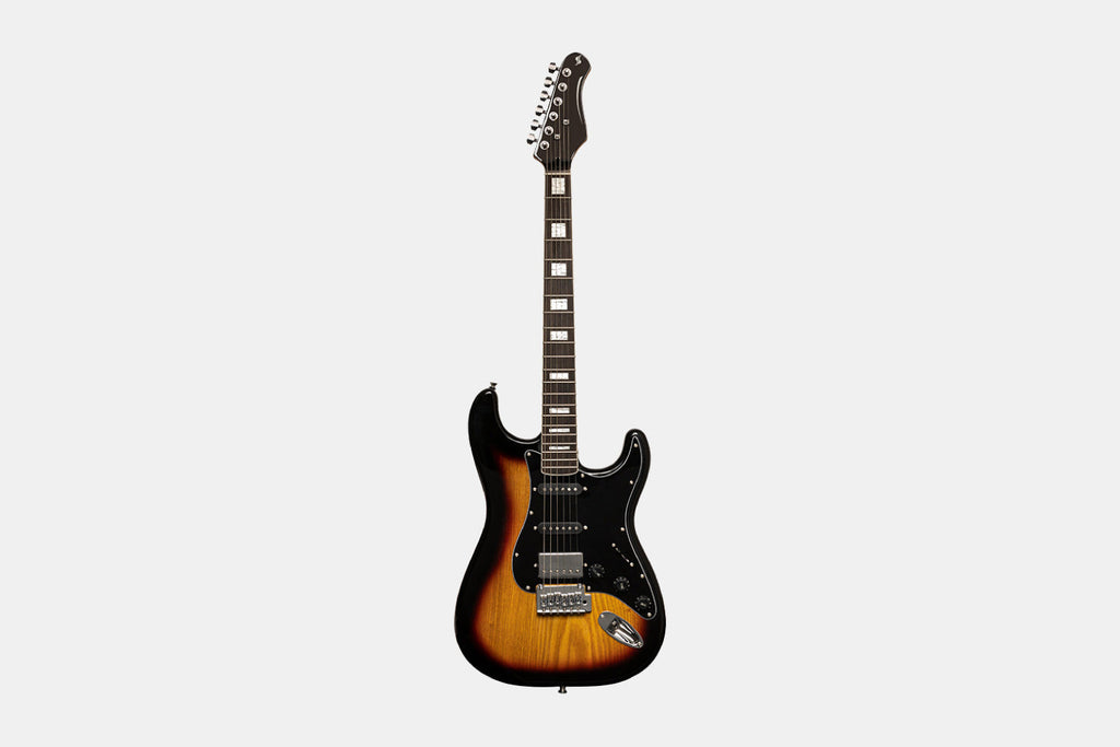 Stagg SES-60 SNB Vintage Statocaster Sunburst