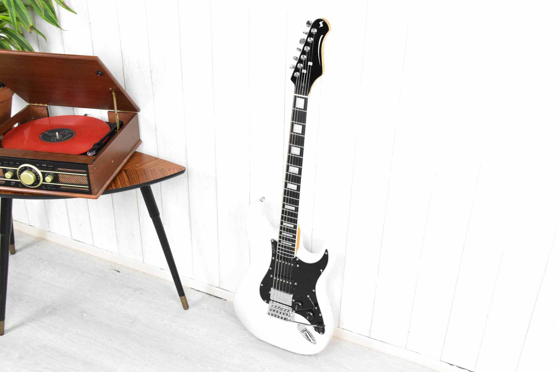 Stagg SES-60 WHB Vintage Statocaster White Blond (5610813882532)