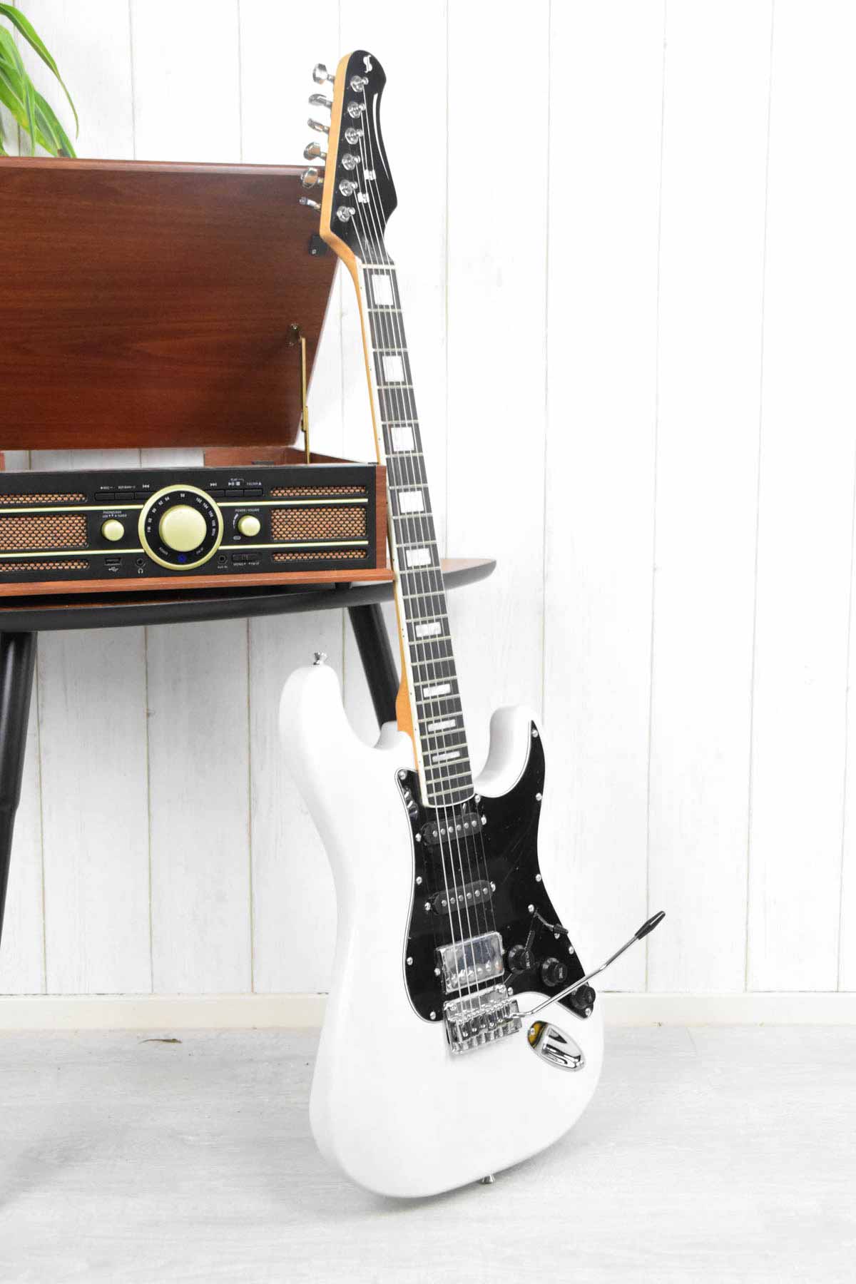 Stagg SES-60 WHB Vintage Statocaster White Blond (5610813882532)