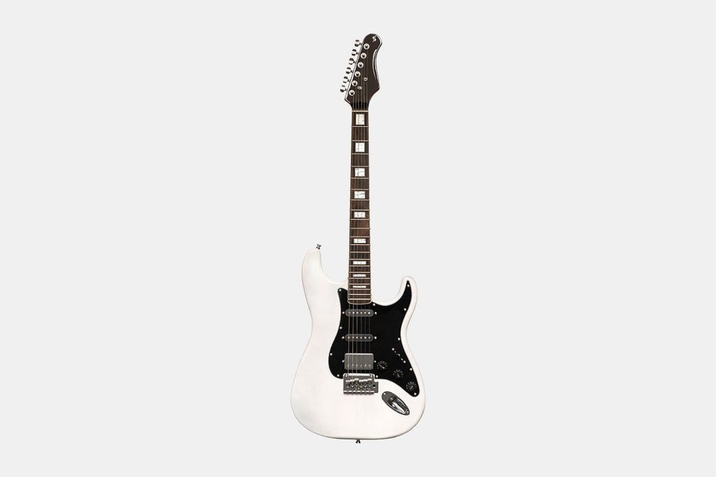 Stagg SES-60 WHB Vintage Statocaster White Blond