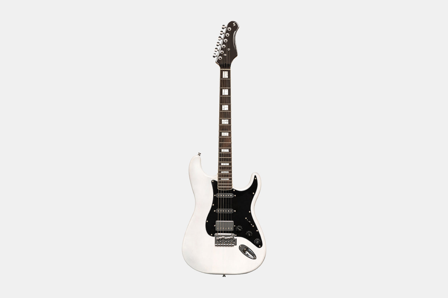 Stagg SES-60 WHB Vintage Statocaster White Blond