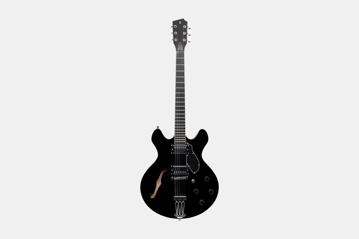 Stagg SVY 533 BK Silveray Hollowbody Elektrische gitaar