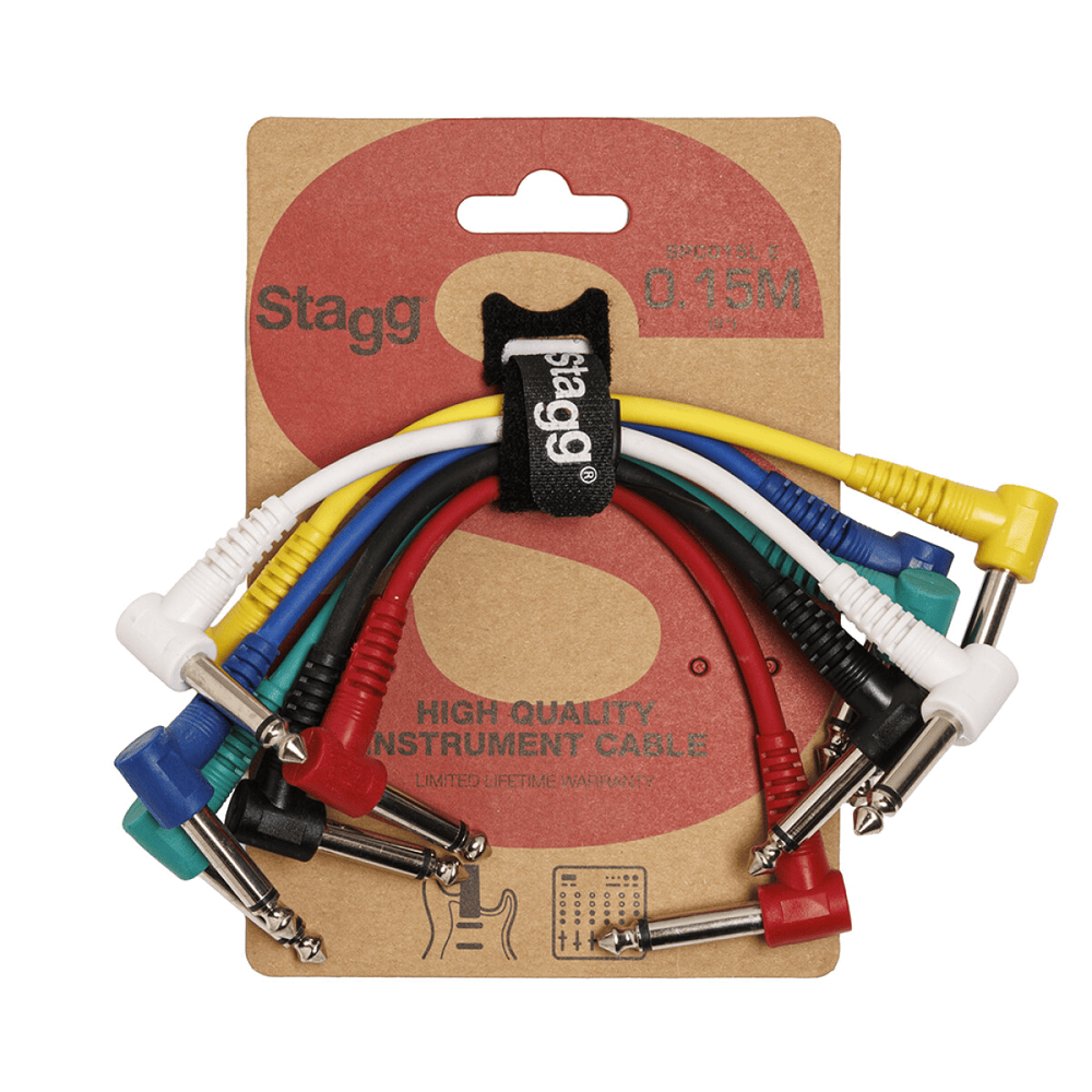 Stagg 15CM Patchkabel Haakse Jack