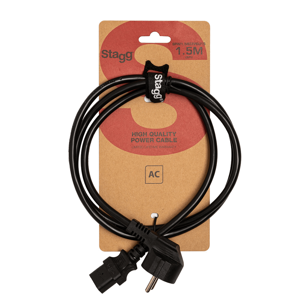 Stagg 1,5M Voedingskabel Euro Kabel