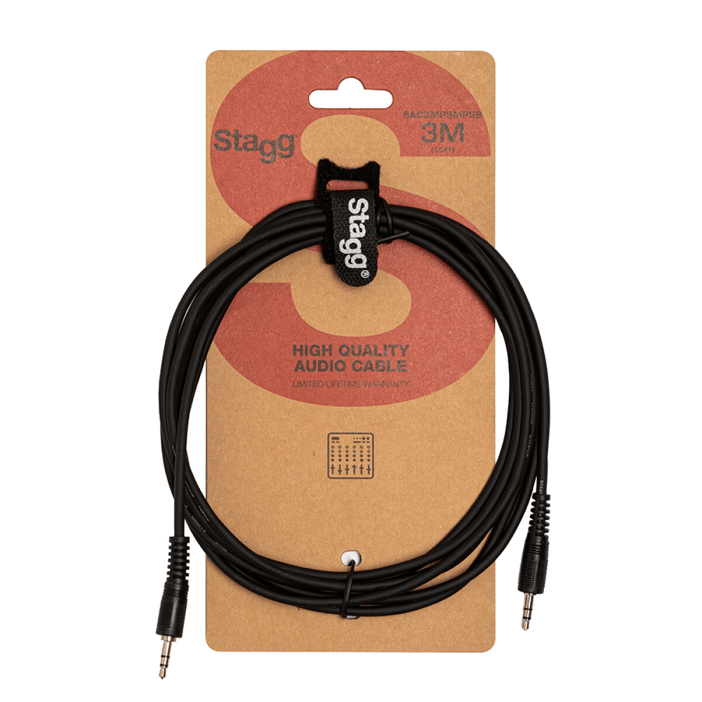 Stagg 3M Audiokabel Mini Jack−Mini Jack