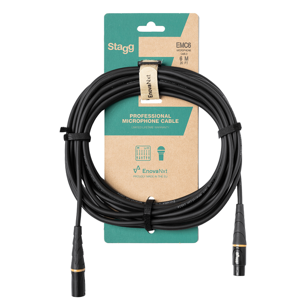 Stagg 6M Microfoonkabel XLR−XLR Pro