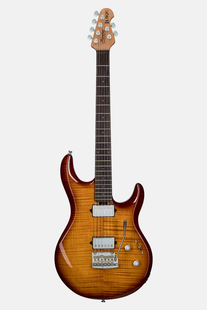 Sterling by Music Man LK100-HZB Steve Lukather - Flame Maple Hazel Burst (5638985613476)