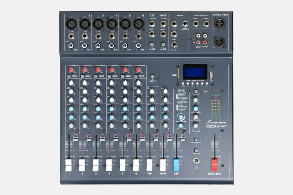 Studiomaster CLUB XS10+ Mengtafel - 8 kanaals
