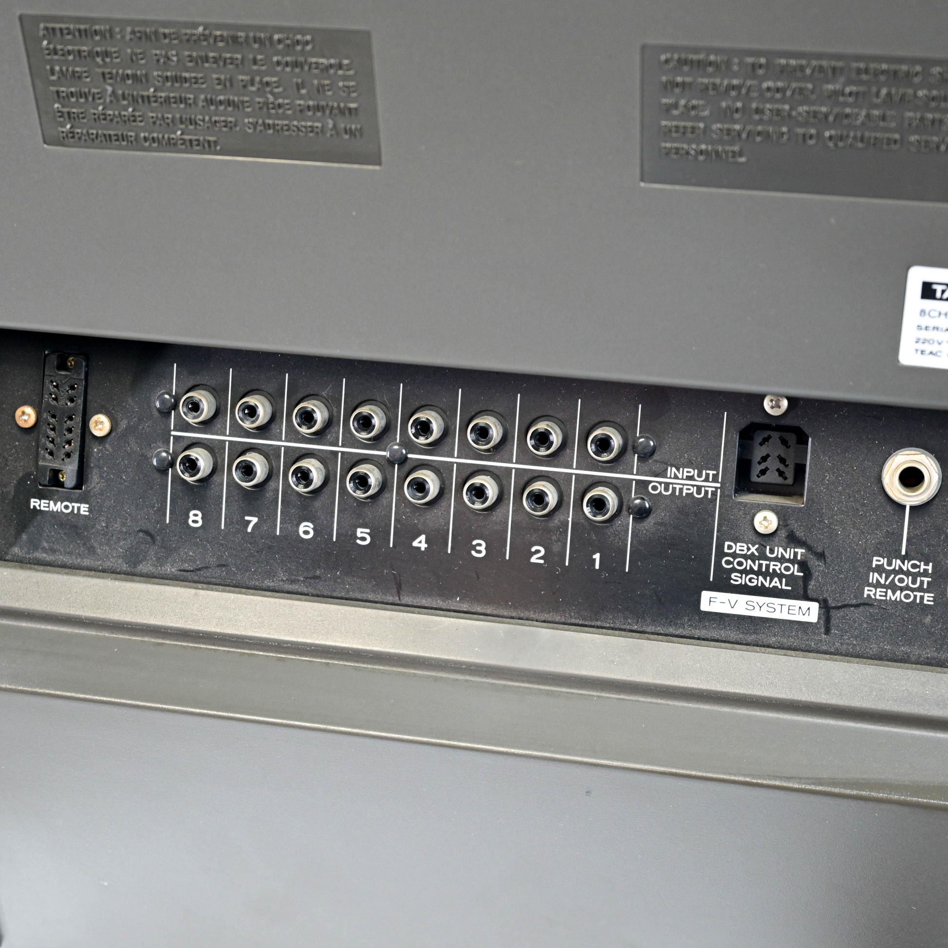Tascam 38 Eight Track Tape Recorder