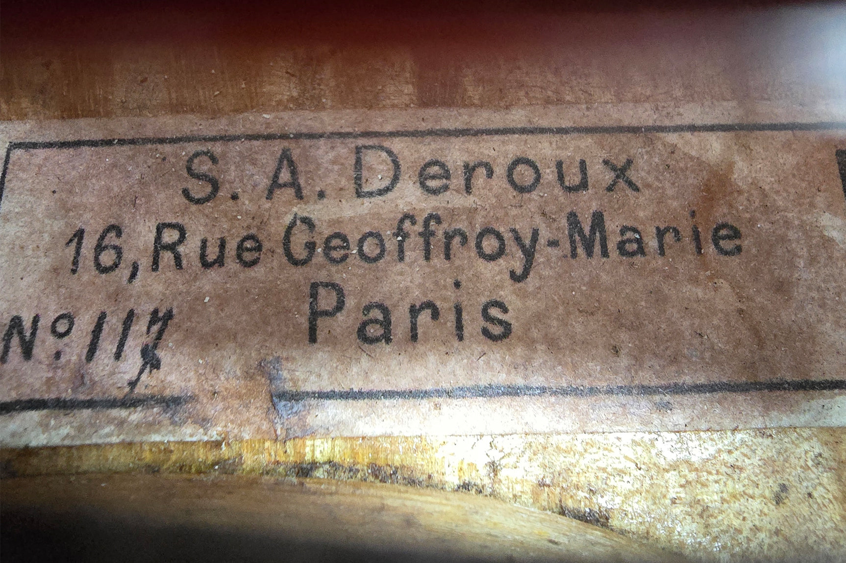Viool 4/4 - S.A. Deroux Paris 1899