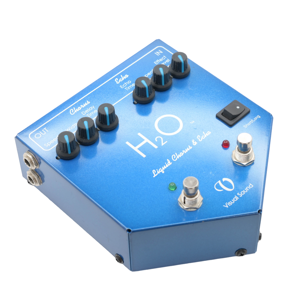 Visual Sound H2O V1 2000s Blue Liquid Chorus & Echo