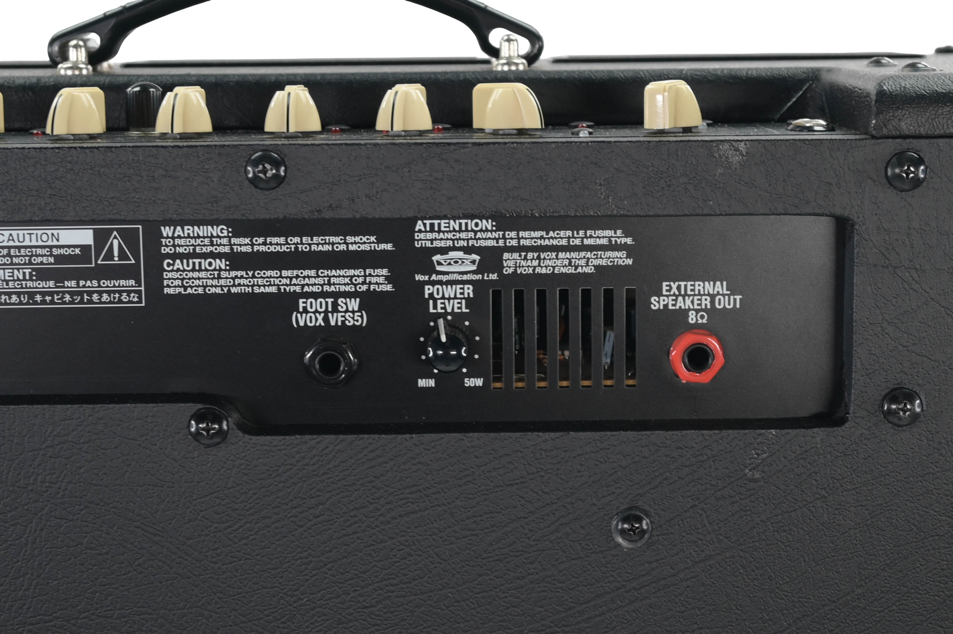 Vox VT50 inclusief VFS5 Footswitch
