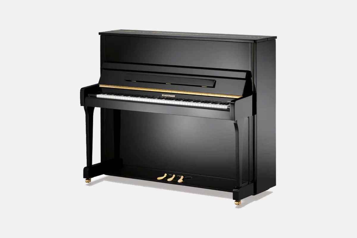 W. Hoffmann V-120 Zwart Hoogglans Piano