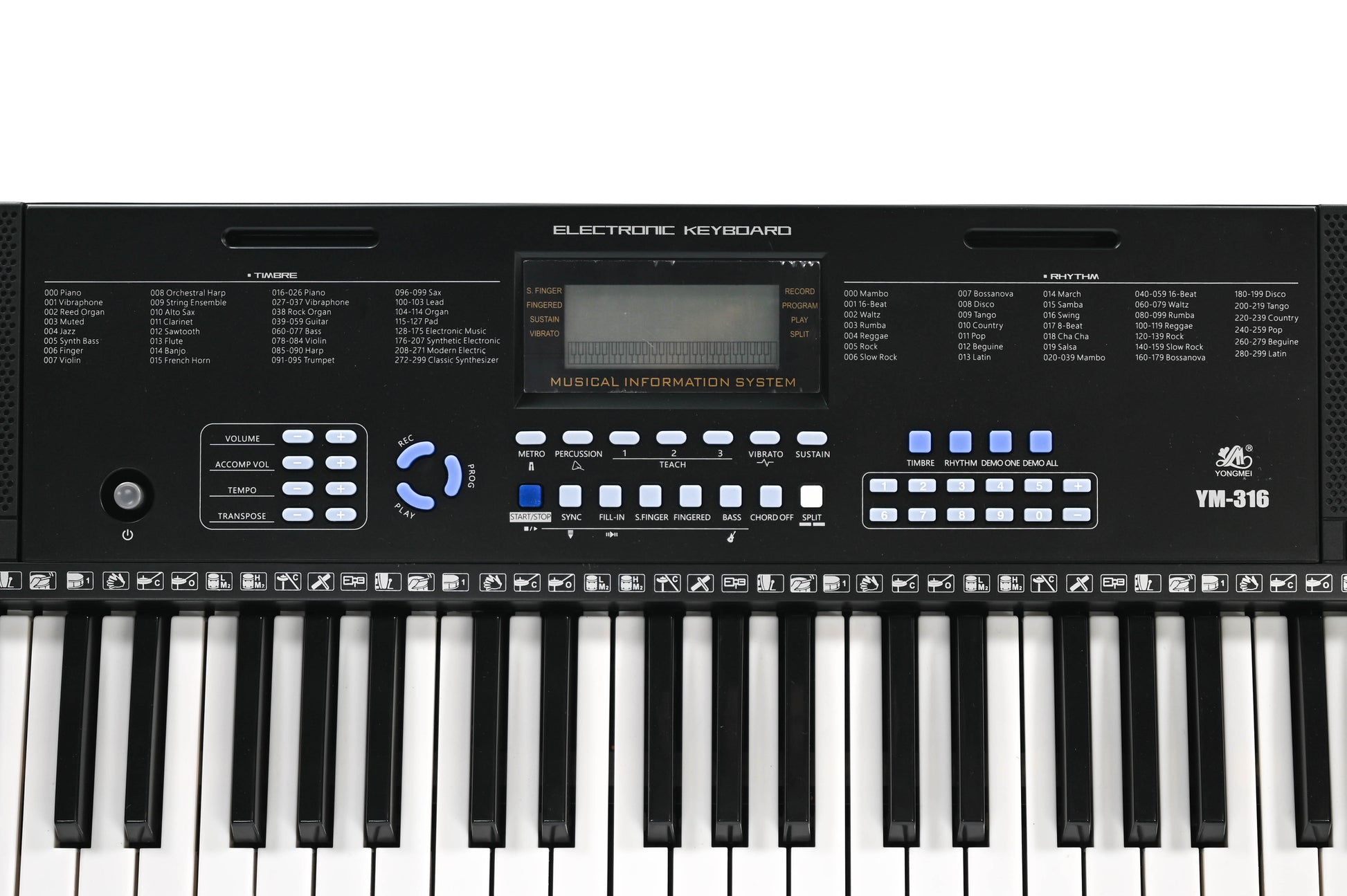 Keyboard KB-316 Black