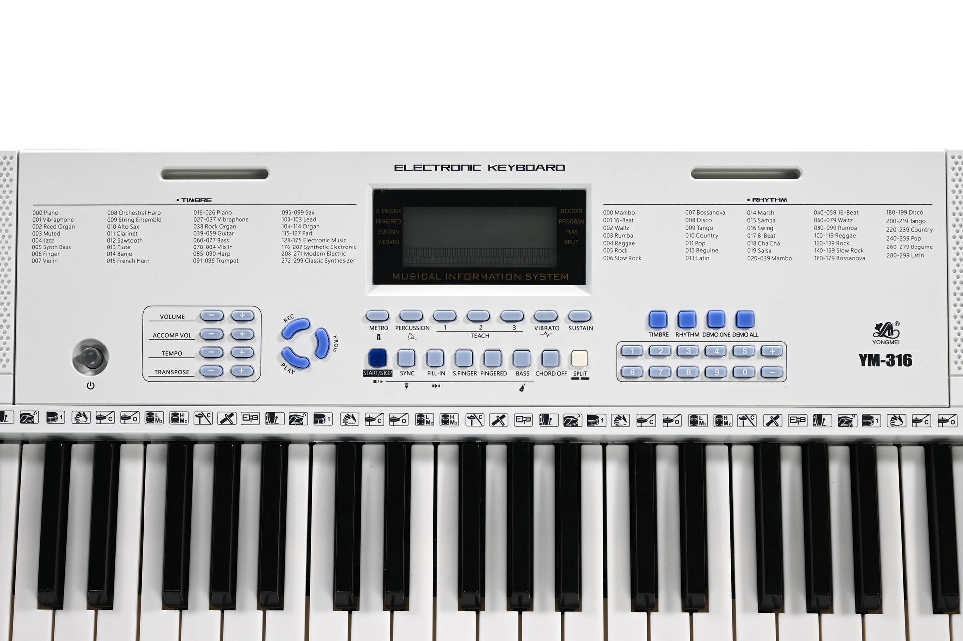 Keyboard KB-316 White