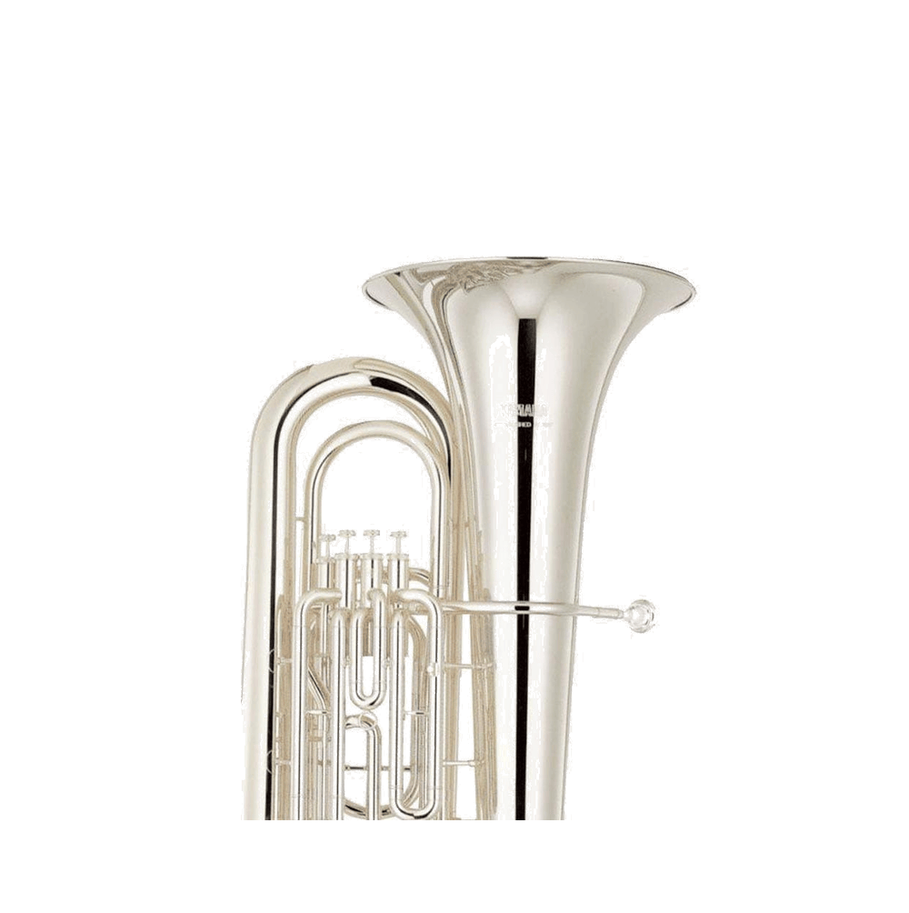 Yamaha YBB321S Bb Bas Tuba verzilverd
