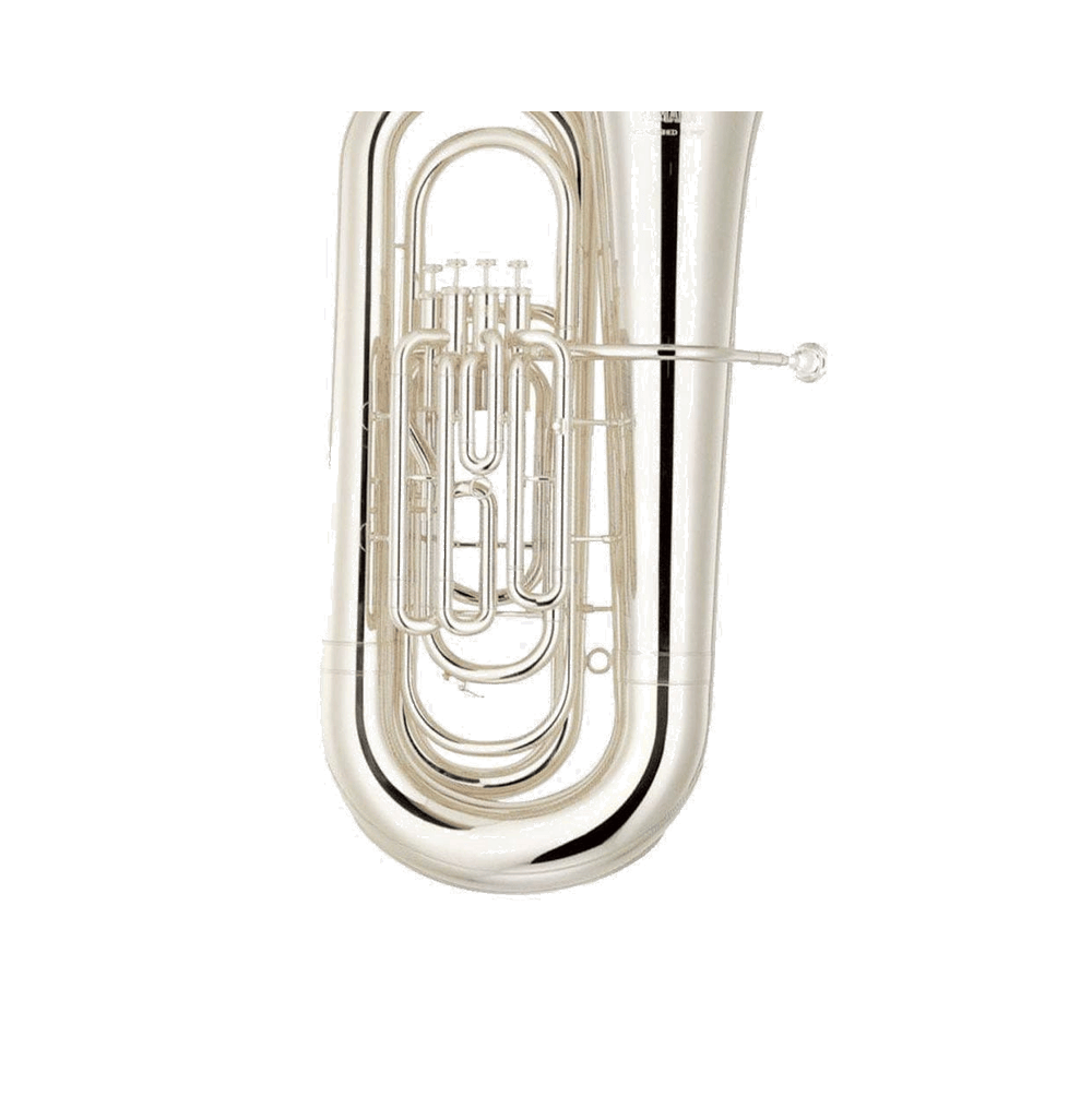 Yamaha YBB321S Bb Bas Tuba verzilverd