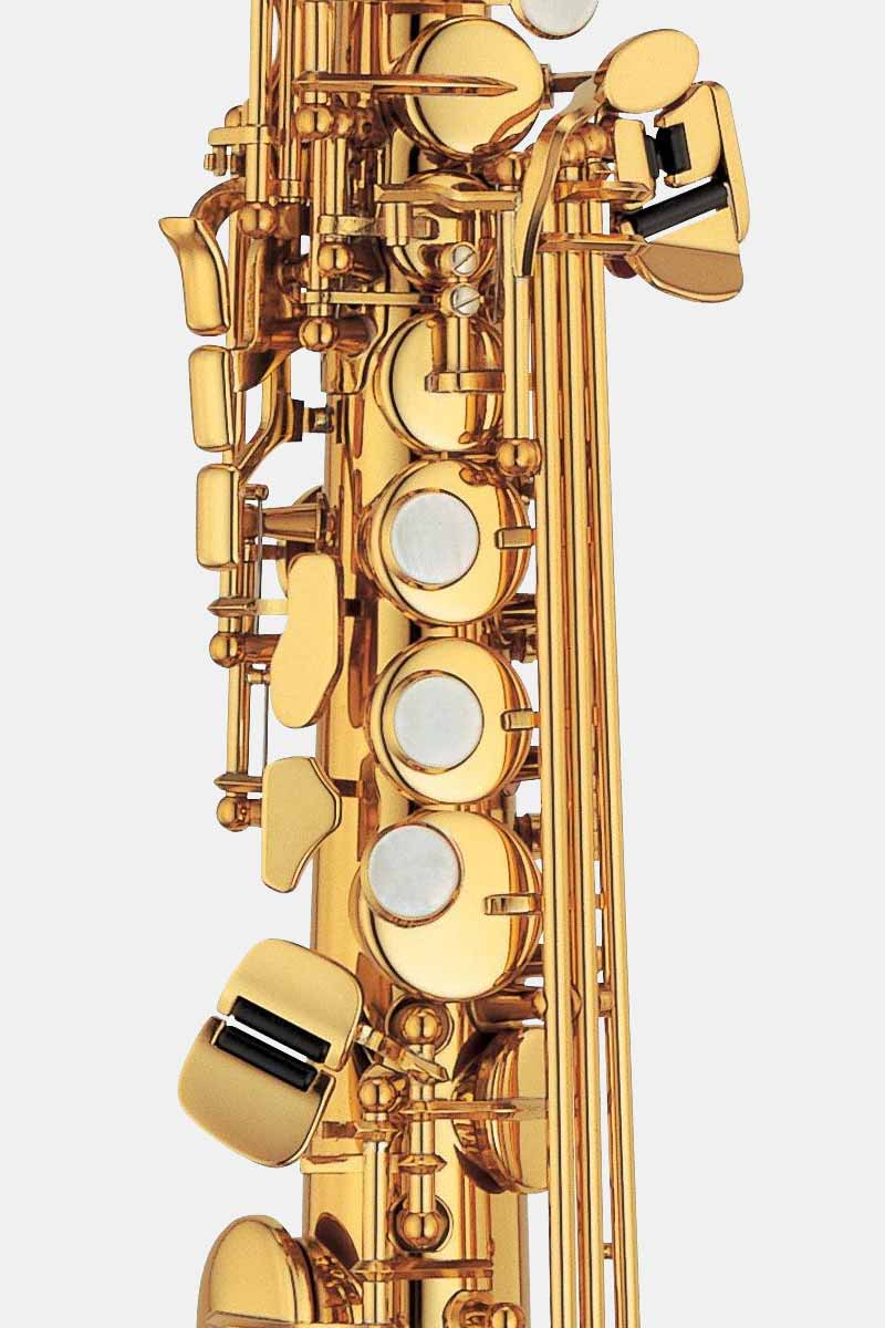 Yamaha YSS475II Bb Sopraansaxofoon goudlak