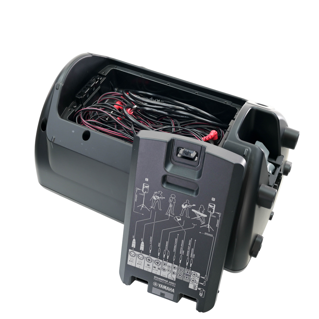Yamaha Stagepas 400i inclusief trollie
