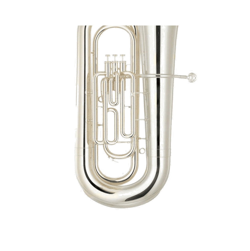 Yamaha YBB201S Bb Bas Tuba verzilverd