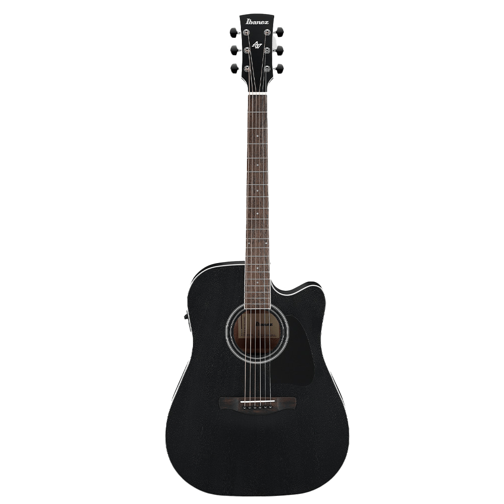 Ibanez AW84CE-WK Weathered Black Semi akoestische western gitaar