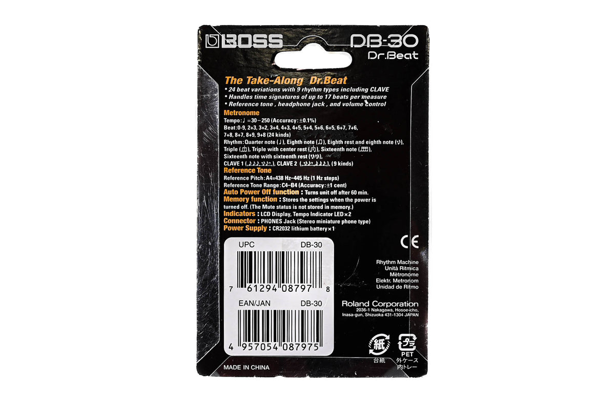 Boss DB-30 Dr-Beat Metronome Occasion