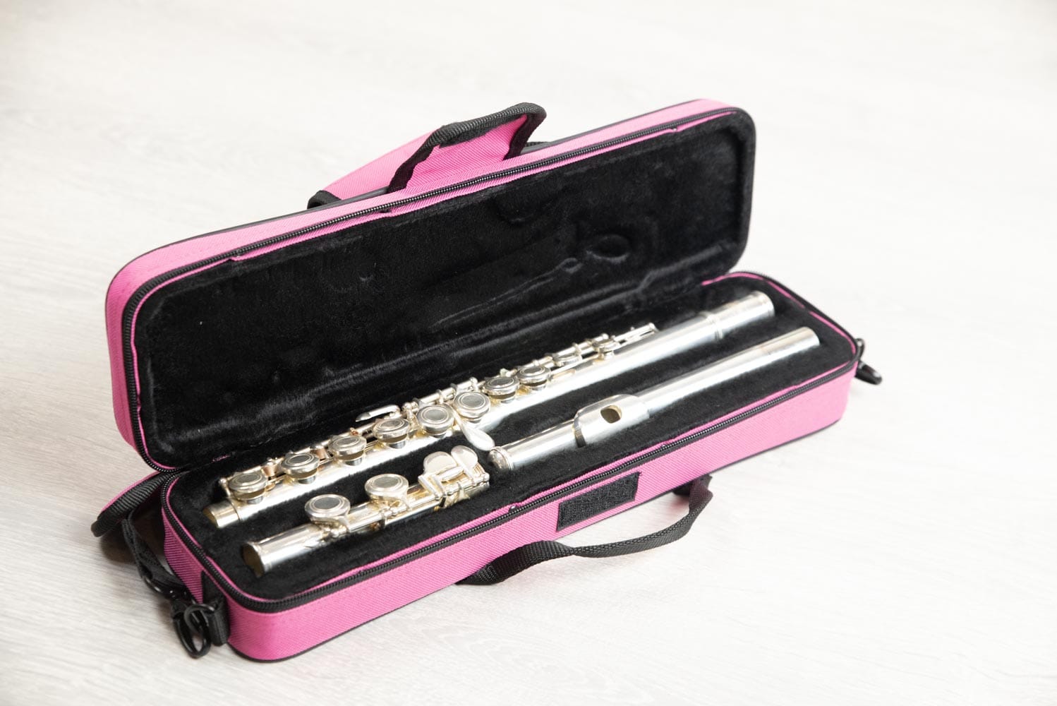 Buckley Dwarsfluit koffer Roze (5480329937060)