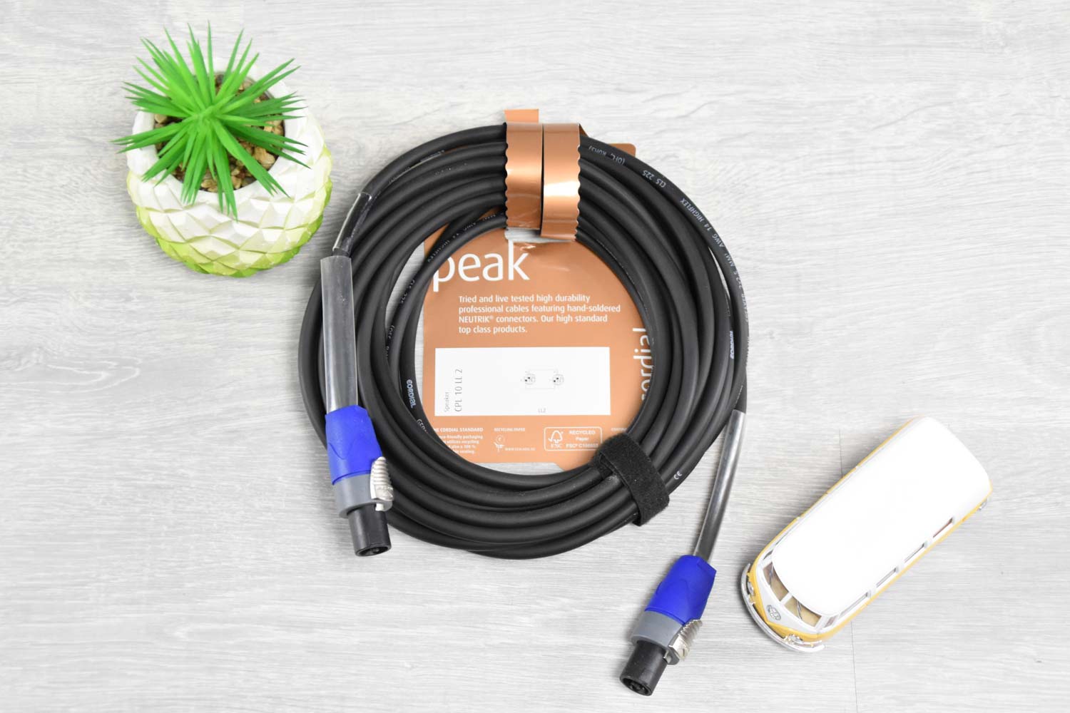 Cordial CPL 10 LL2 Speakerkabel Speakon-Speakon 10 meter - Peak serie (5350374047908)