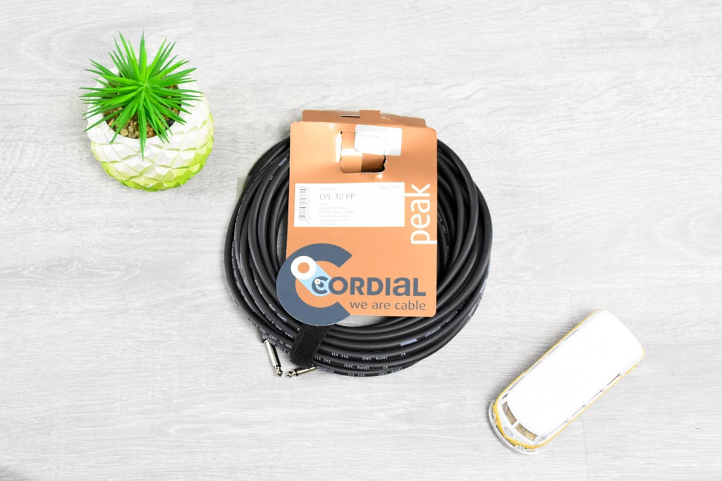 Cordial CPL 10 PP Speakerkabel Jack-Jack 10 meter - Peak serie (5350411993252)