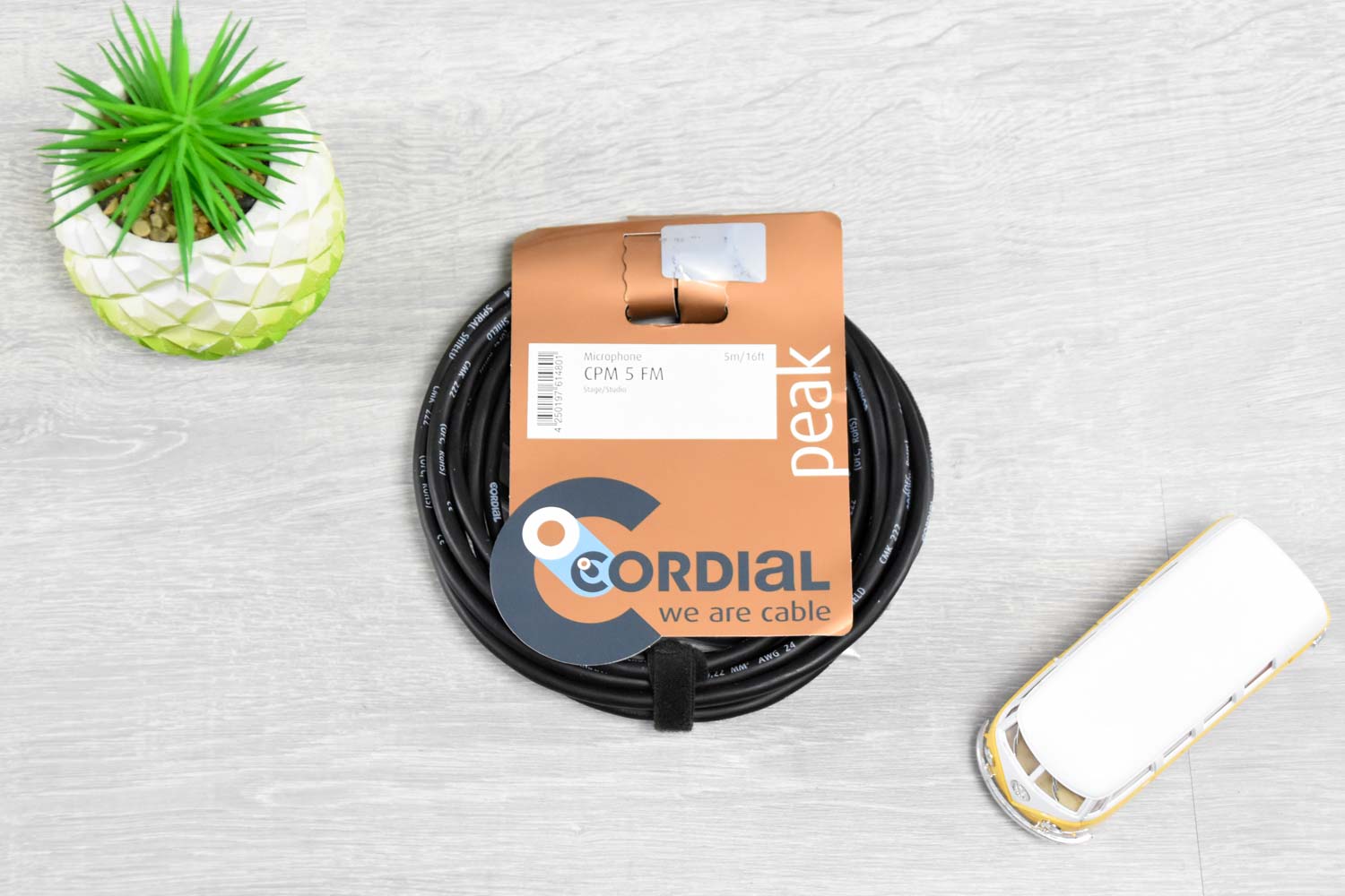 Cordial CPM 5 FM Microfoonkabel XLR-XLR 5 meter - Peak serie (5350557581476)