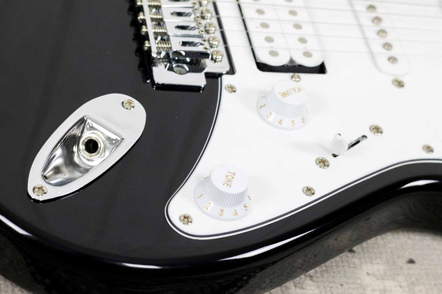 Cort G110 BK Elektrische gitaar Zwart (5477313151140)