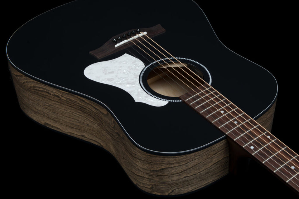 Seagull S6 Classic Black A/E Semi-akoestische gitaar