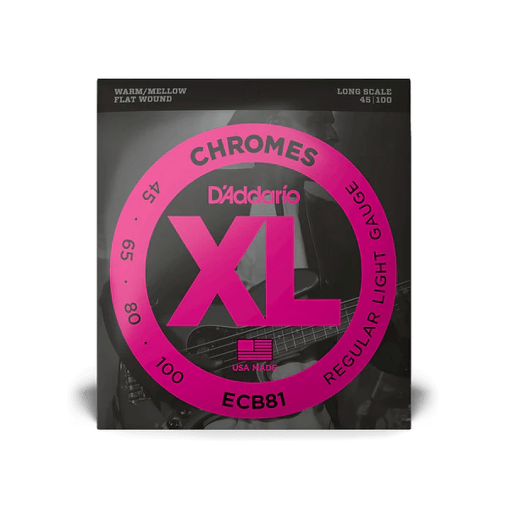 D'Addario ECB81 Chromes Regular Light 045-100