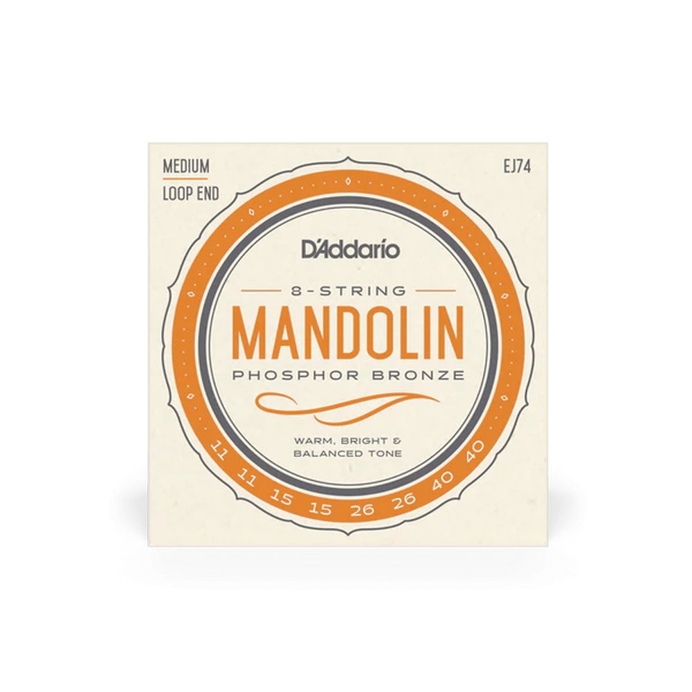 D'Addario EJ74 Mandoline Phophor Bronze 011-040
