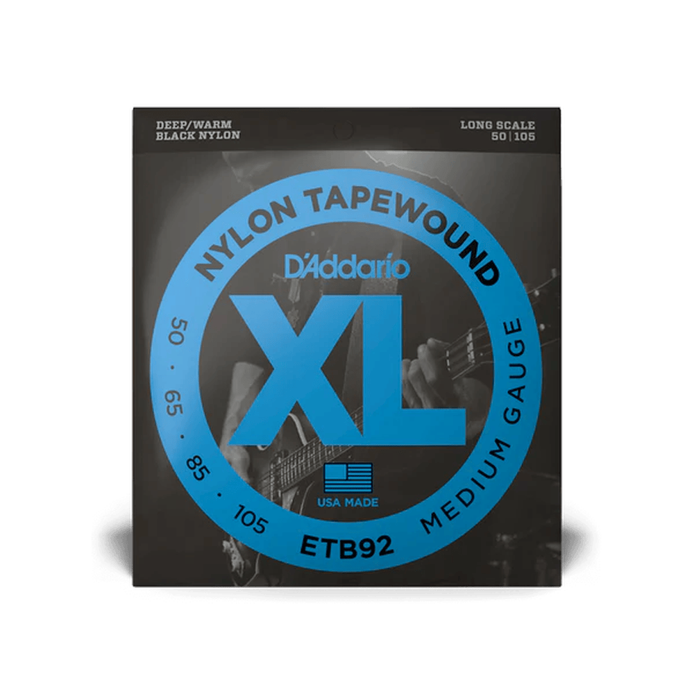 D'Addario ETB92 Black Nylon Taperwound 050-105
