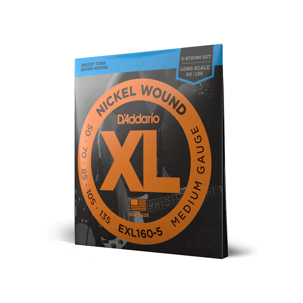 D'Addario EXL160-5 Nickel Wound 050-135